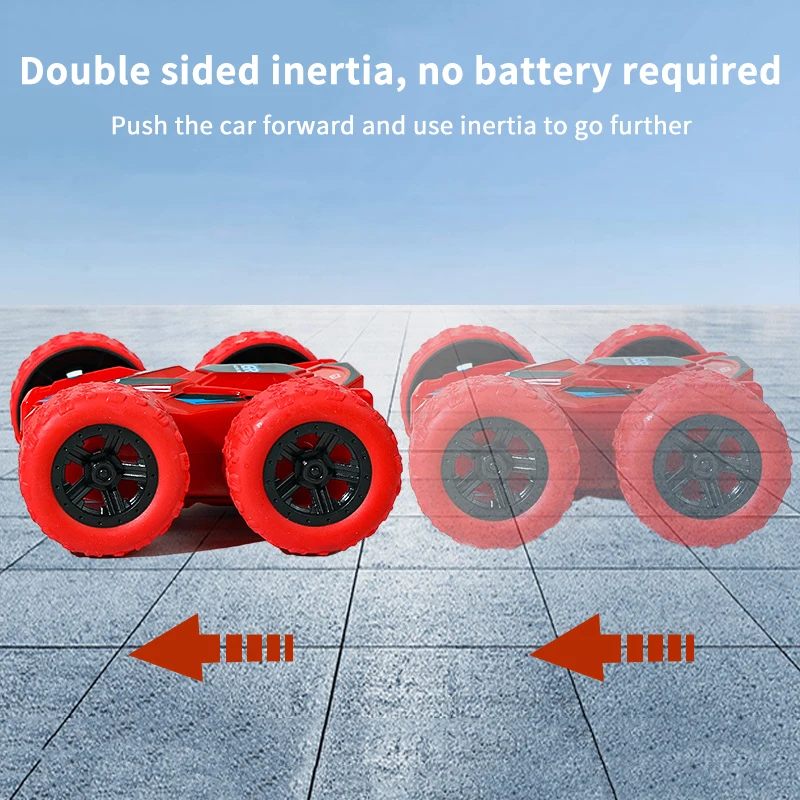 Double Side Inertia Pull Back Car Toy Anti fall Shatter Proof Safety Vehicle Model For Boys Girls