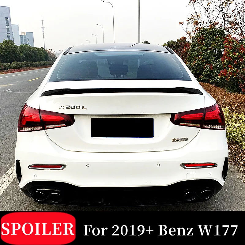 

For Mercedes Benz A Class W177 2019 20 21 22 23 A180 A200 A220 A160 A250 A35 Sedan 4 Door Rear Trunk Lid Car Spoiler Wings Part