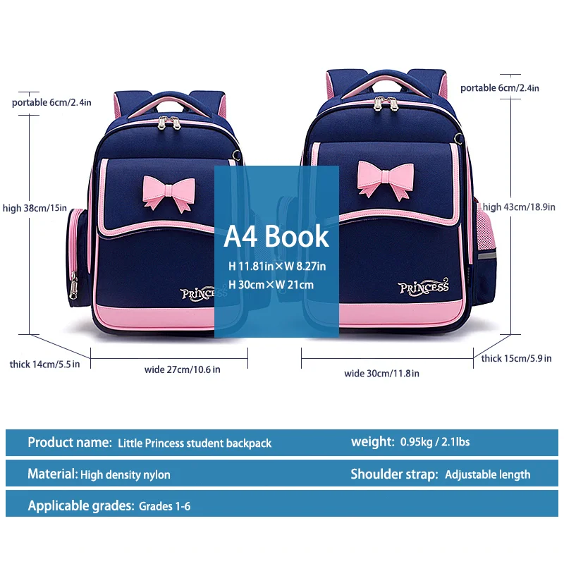 Girl School Bag Backpack Back Pack For Teenager Women Children Female Pink Schoolbag Primary High Bagpack Class Teens Child Kids