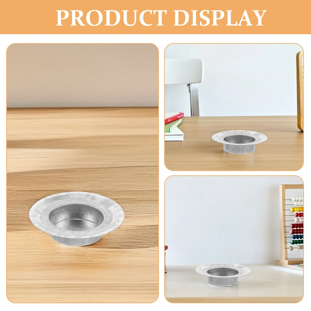 10pcs Jar Holder Inserts Stainless Steel Tea Light Lid For Regular Jars Holders For Home Kitchen