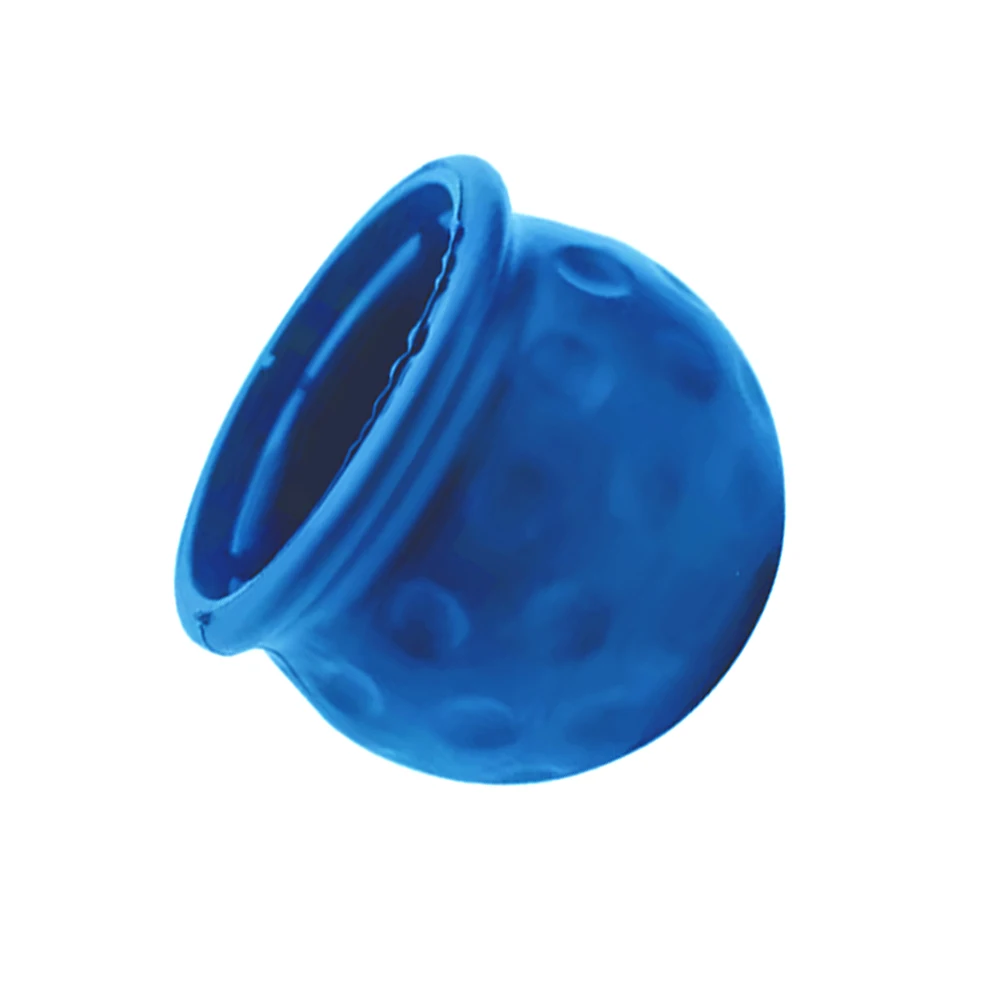 1Pc 50MM Universal Tow Bar Ball Cover Cap Towbar Ball Covers Trailer Ball Rubber Protective Caps Automobile Exterior Accessories view 3