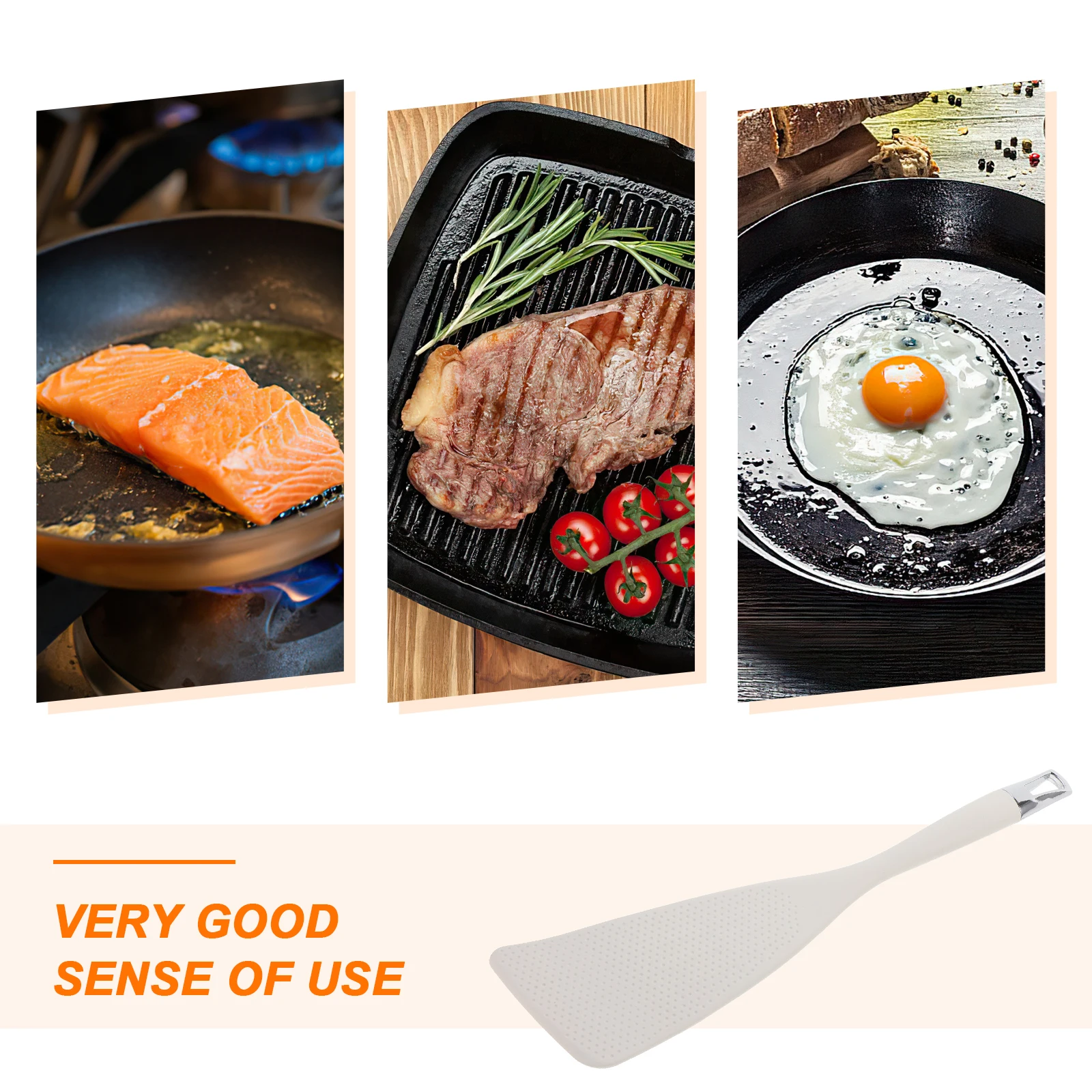 

1pc Silicone Fish Spatula Non Stick Cooking Turner Kitchen Fryer Spatula Household Wok Turner Reusable Heat Resistant Kitchen