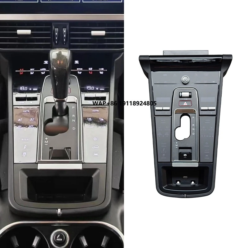 For  Cayenne 2010-2017 Performance Parts New LCD Shift Button Panel Center Console Color Screen for Interior Modification