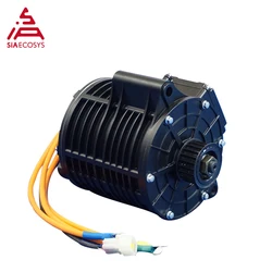 QSMotor 138 3000W V2 Mid Drive Motor 6000W Max Continous 72V 100KPH For Electric Motorcycle From SIAECOSYS