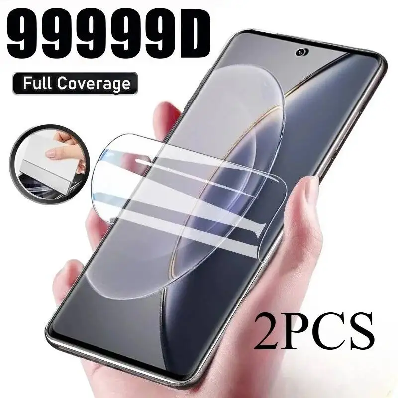 

2PCS HD Dust-Free Hydrogel Film For TCL 408 403 Lon X 40P 30Z 30 XL LE 304 40R 40 Nxtpaper Easy To Install Screen Protector