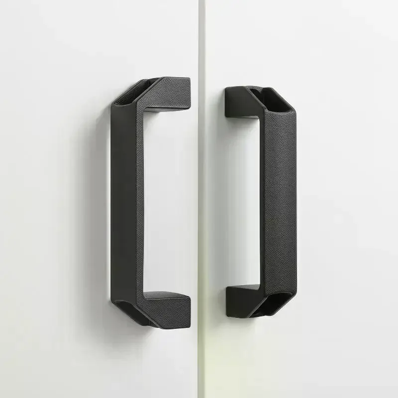 Industrial Use Thickened Black Nylon Handle Small Surface Mounted for Cabinet Door Machine Enclosure Durable Pull Replacement
