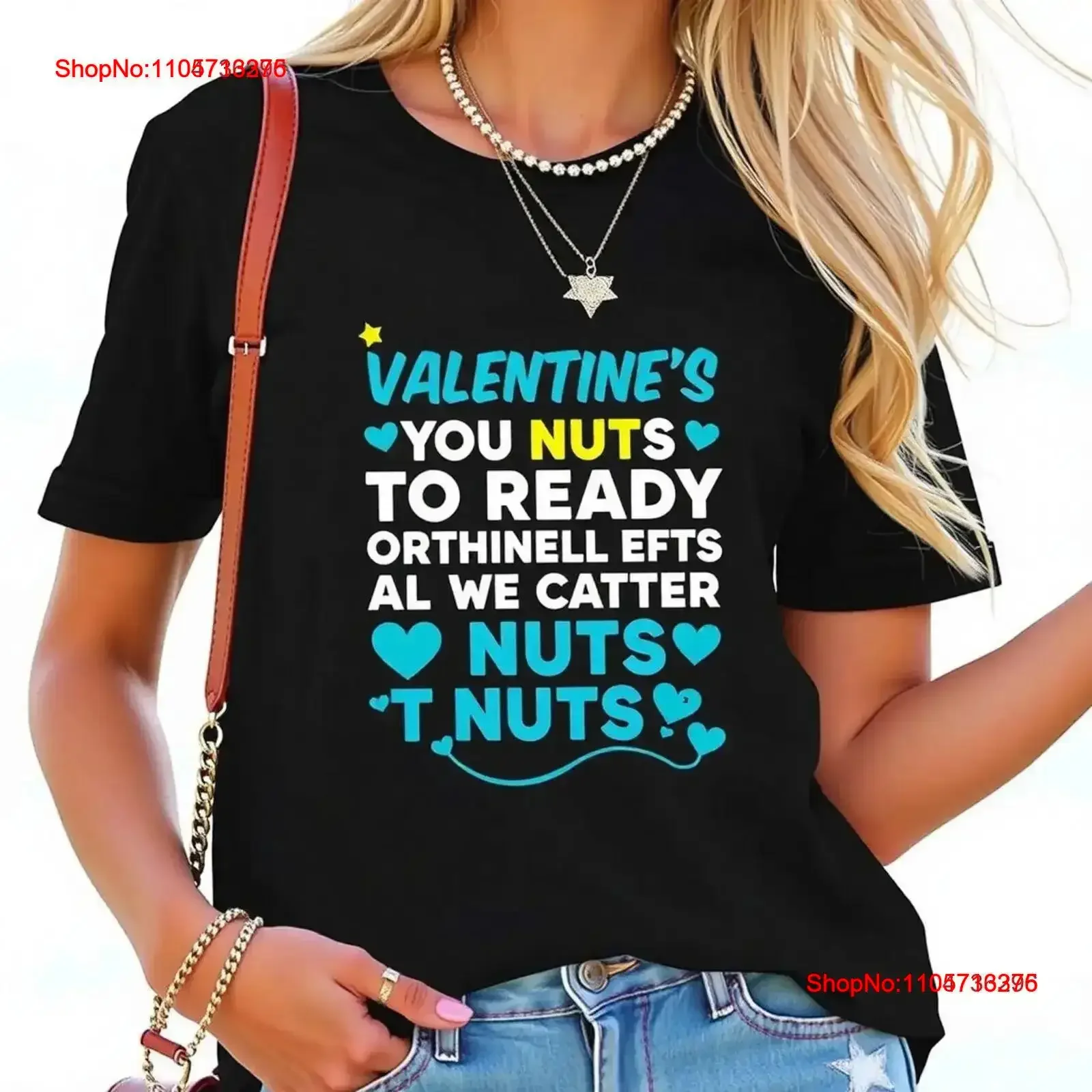 s Day T Shirt for Women You Nuts vintage Washed Versatile Slightly Casual homme designer clothes Stretched Breathable fashion