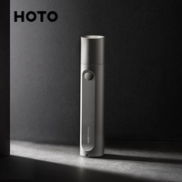 HOTO Flashlight Fit Rechargeable LED Flashlight Waterproof Dustproof Suitable for Camping Multi-function Torch Lamp No Zoom