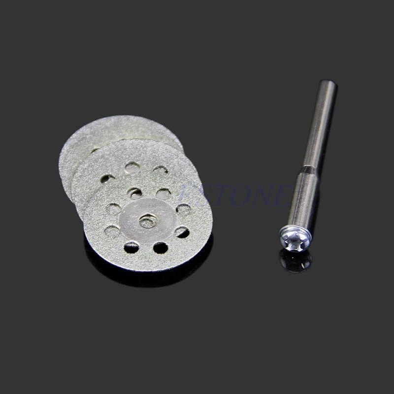로드 로터리 다이아몬드 절단 디스크 디스크가있는 샤프 22mm 도구 용 E06B 5PCS 미니