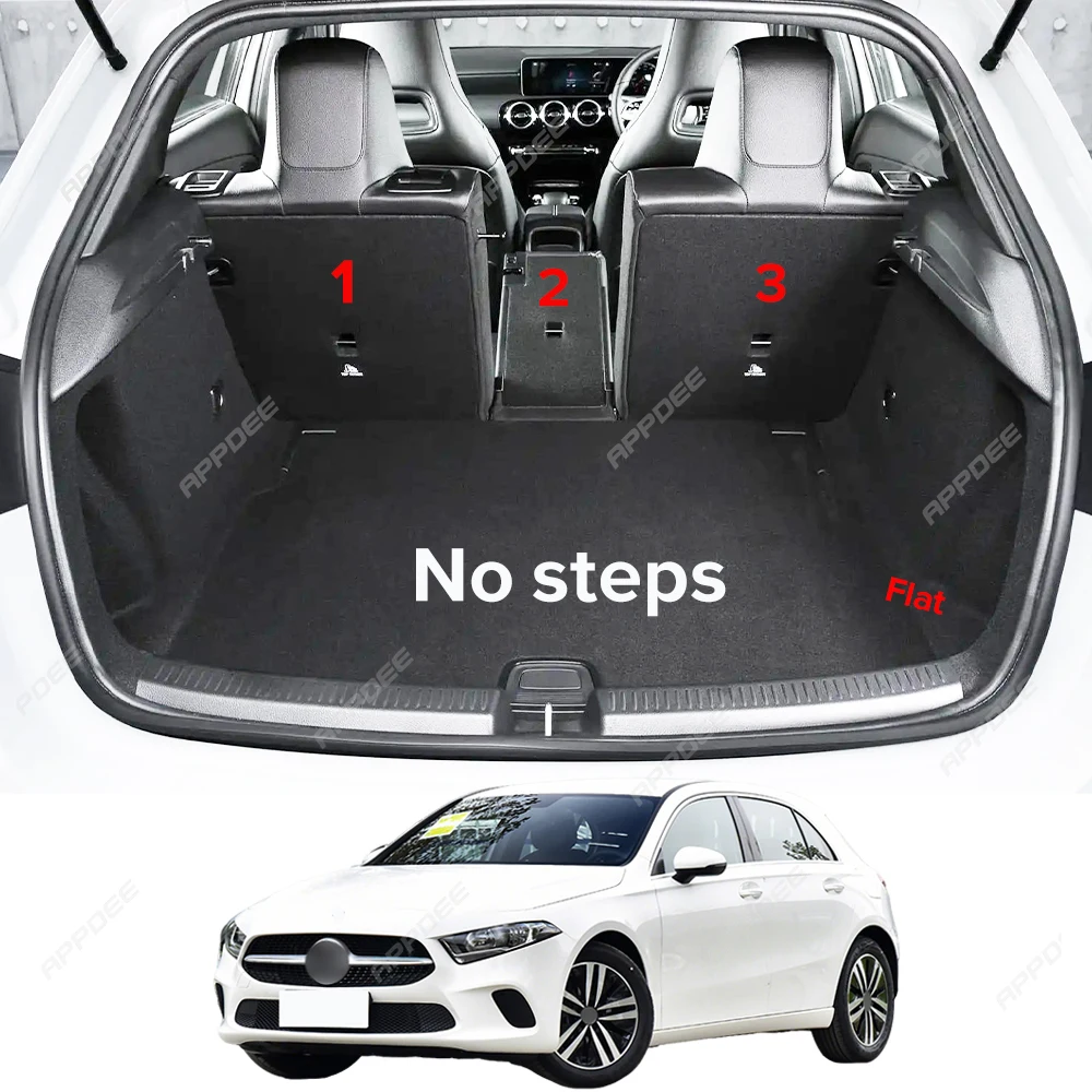 Picture 4: Car Trunk Mat For Mercedes Benz A Class W177 A180 A200 A220 2019-2022 Custom Car Accessories Auto Interior Decoration