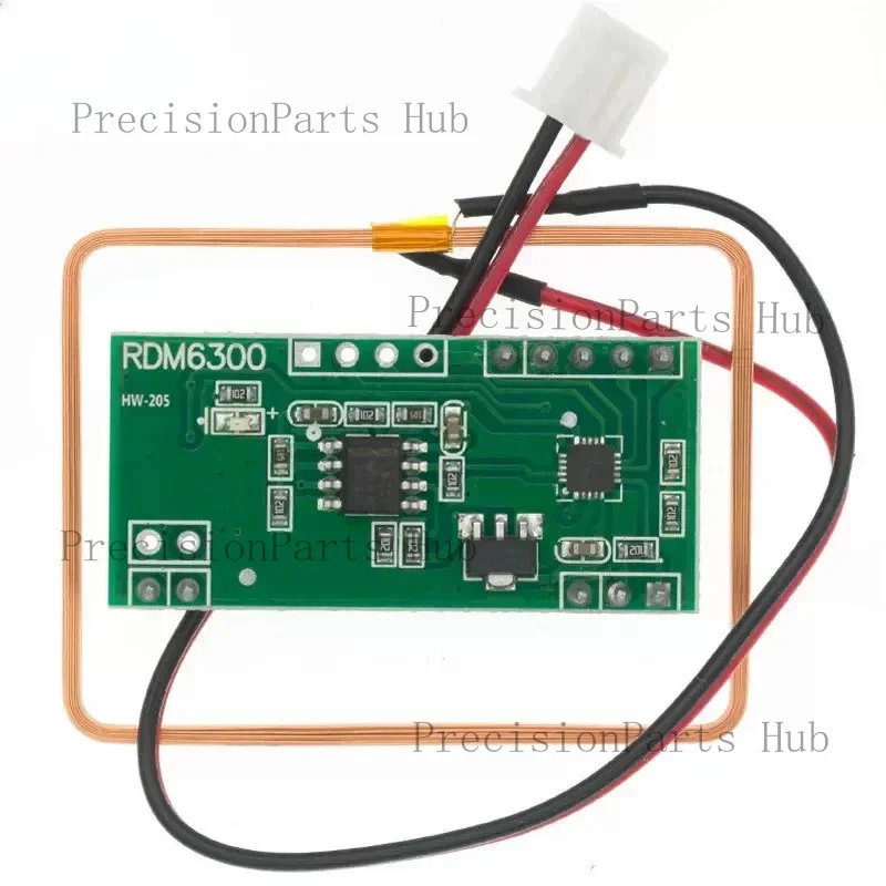 

10pcs UART 125Khz EM4100 RFID Card Key ID Reader Module RDM6300 (RDM630) For Arduino