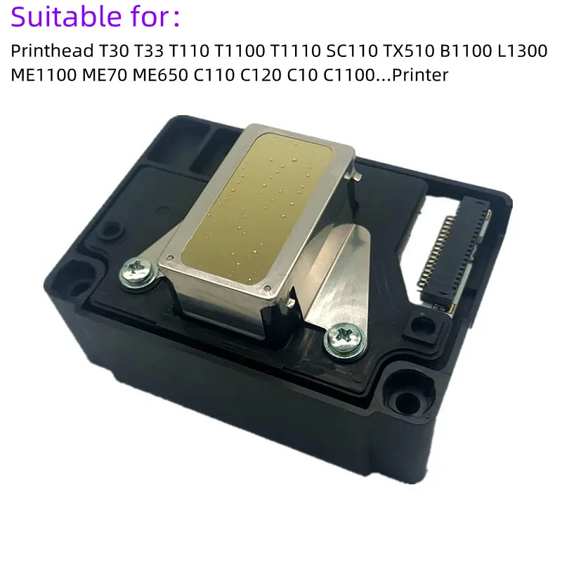 Printhead L1300 Printer Head for Epson WF1100 TX525 T1100 T1110 TX510 ME650F T30 T110 T33 C10 C1100 C110 C120S C110 ME1100 ME70