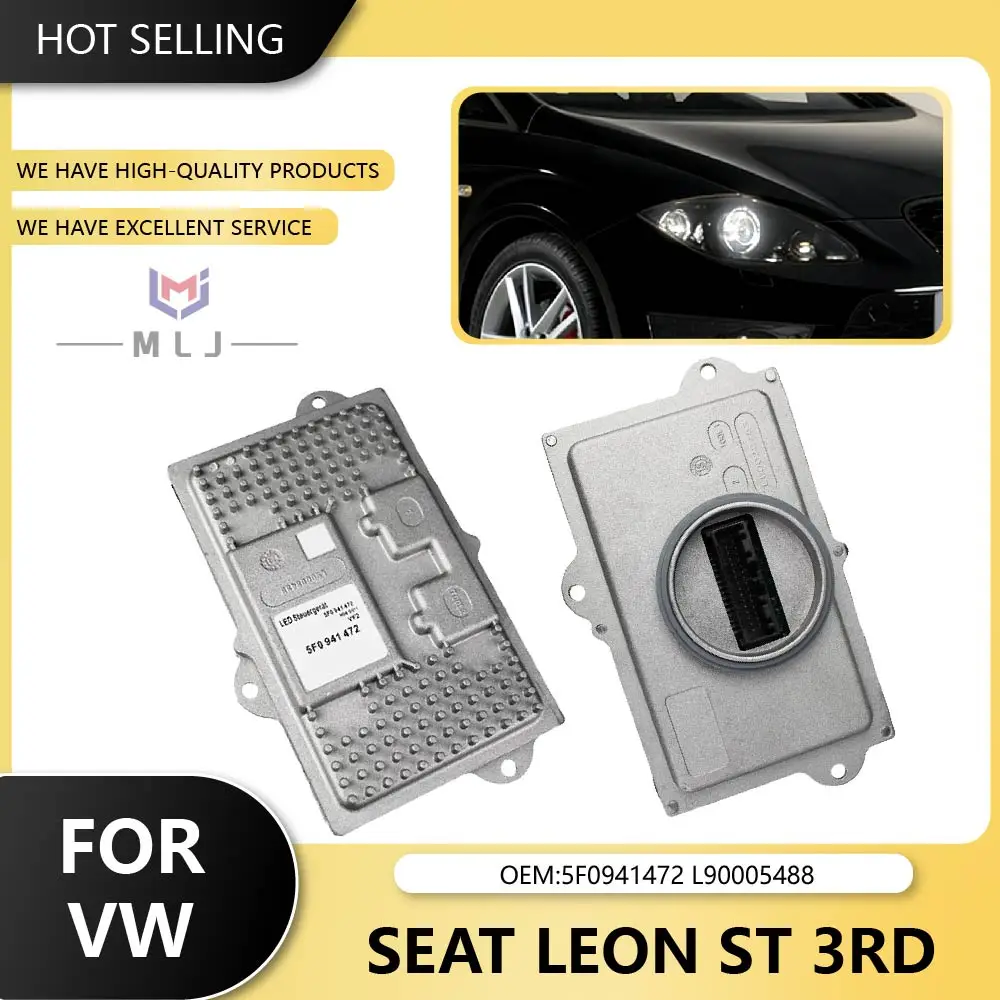 

5F0941472 L90005488 Xenon LED Head Light Lamp Ballast Control Module For VW Seat Leon ST 3RD Module 5F0941472B