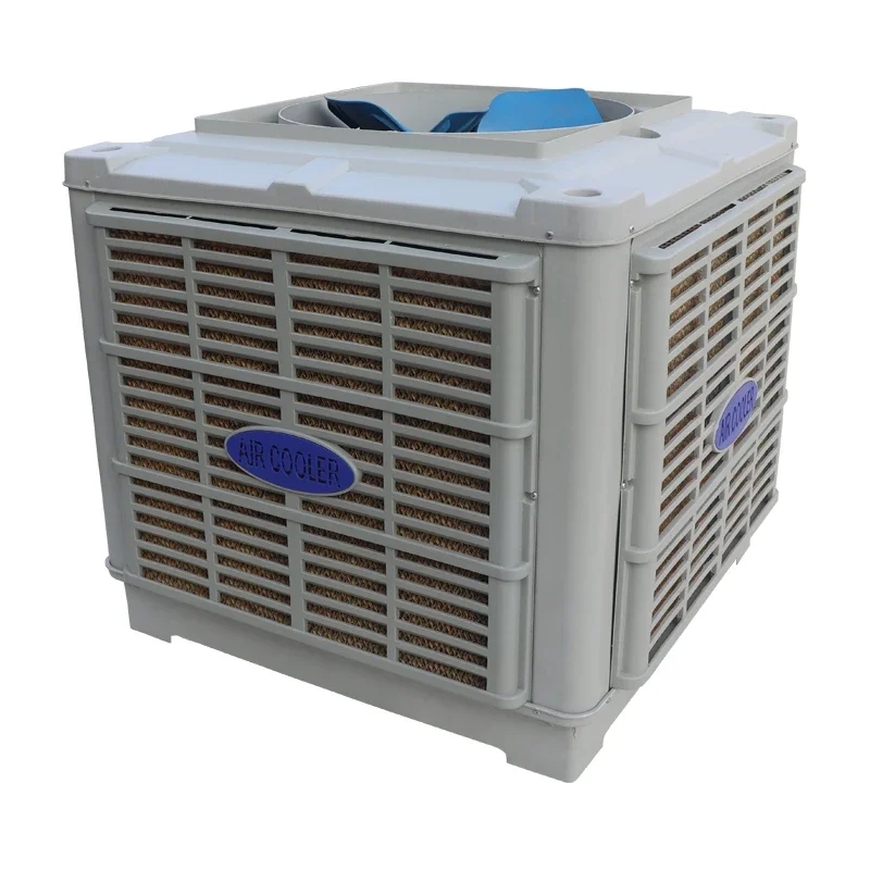 Industrial Air Conditioner, Wall Mounted, Large Machines, Factory Ventilation Systems, Evaporative Cooling Remote Control