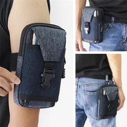 Men's Waist Pack Casual Bag Travel Purse Waterproof Belt Zipper Outdoor Sport Multifunction Pack Phone Pocket