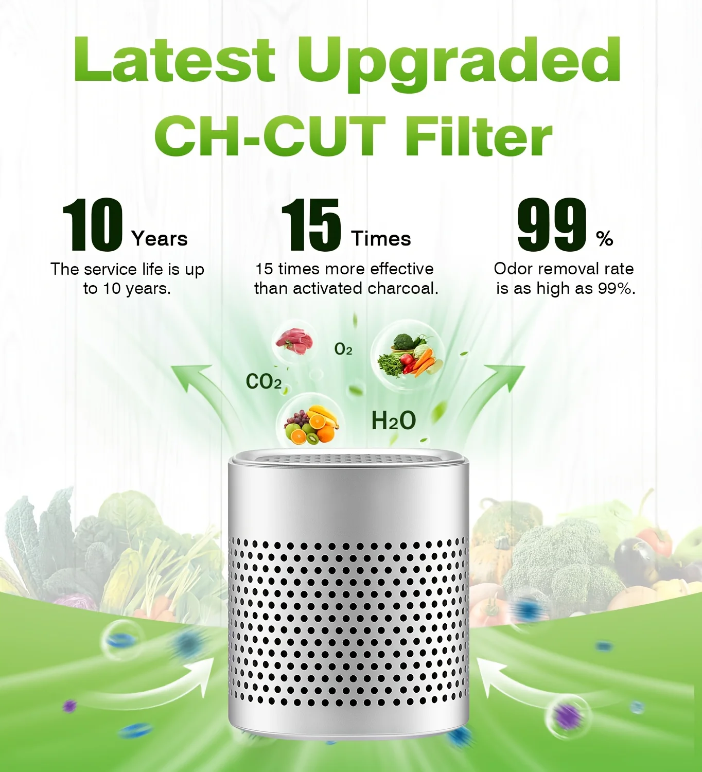 Hollow stainless steel deodorizing container refrigerator deodorizing box household cabinet shoe cabinet wardrobe air purif