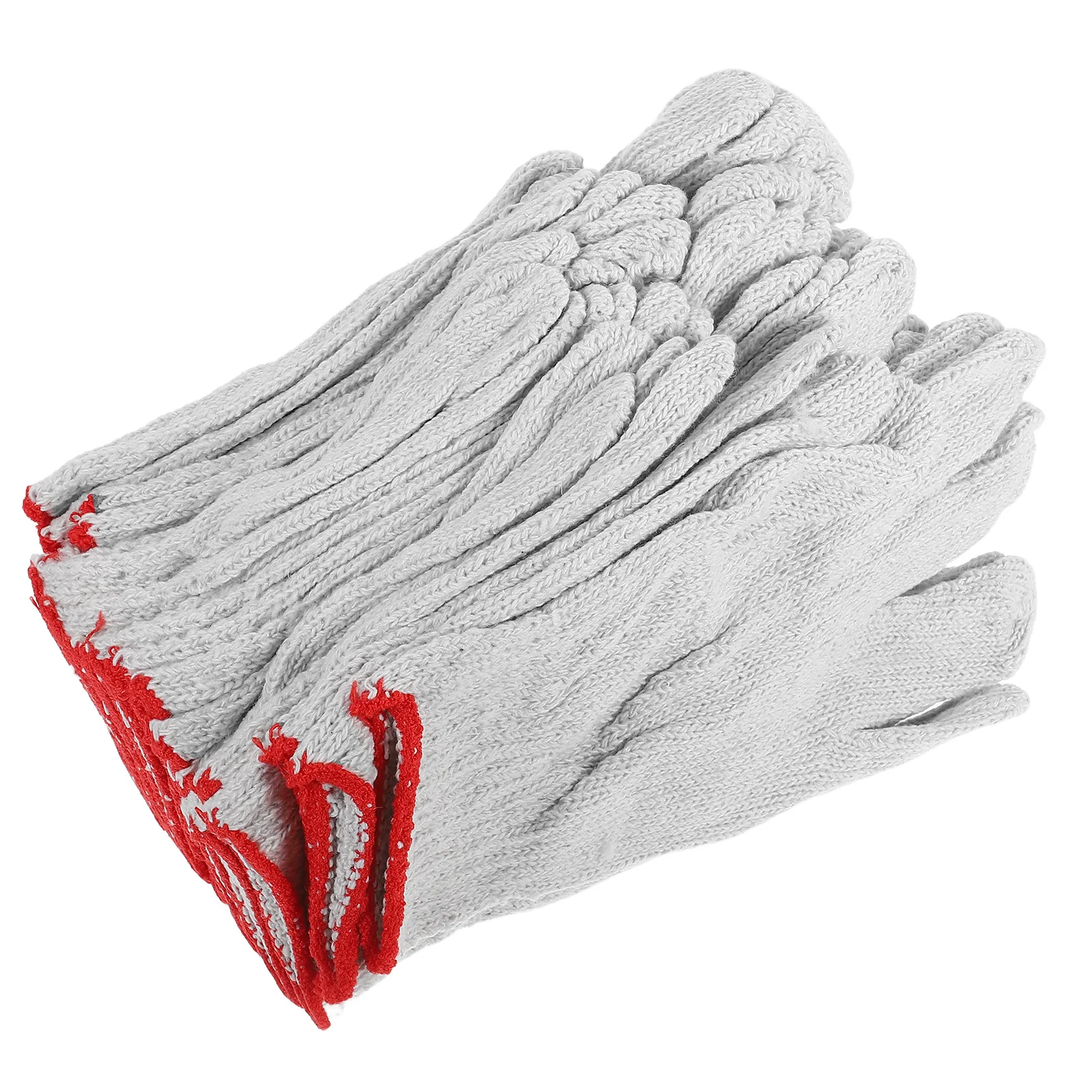 

Labor Safety Gloves Nylon Cotton Anti-Slip Wear Resistant Breathable Hand Protection For Construction Warehouse