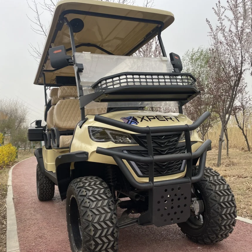 

Good Price CE Standard Club Car Golf Buggy 4 Seater Lifted Electric Golf Cart Street Legal Free Custom Color With Factory Price