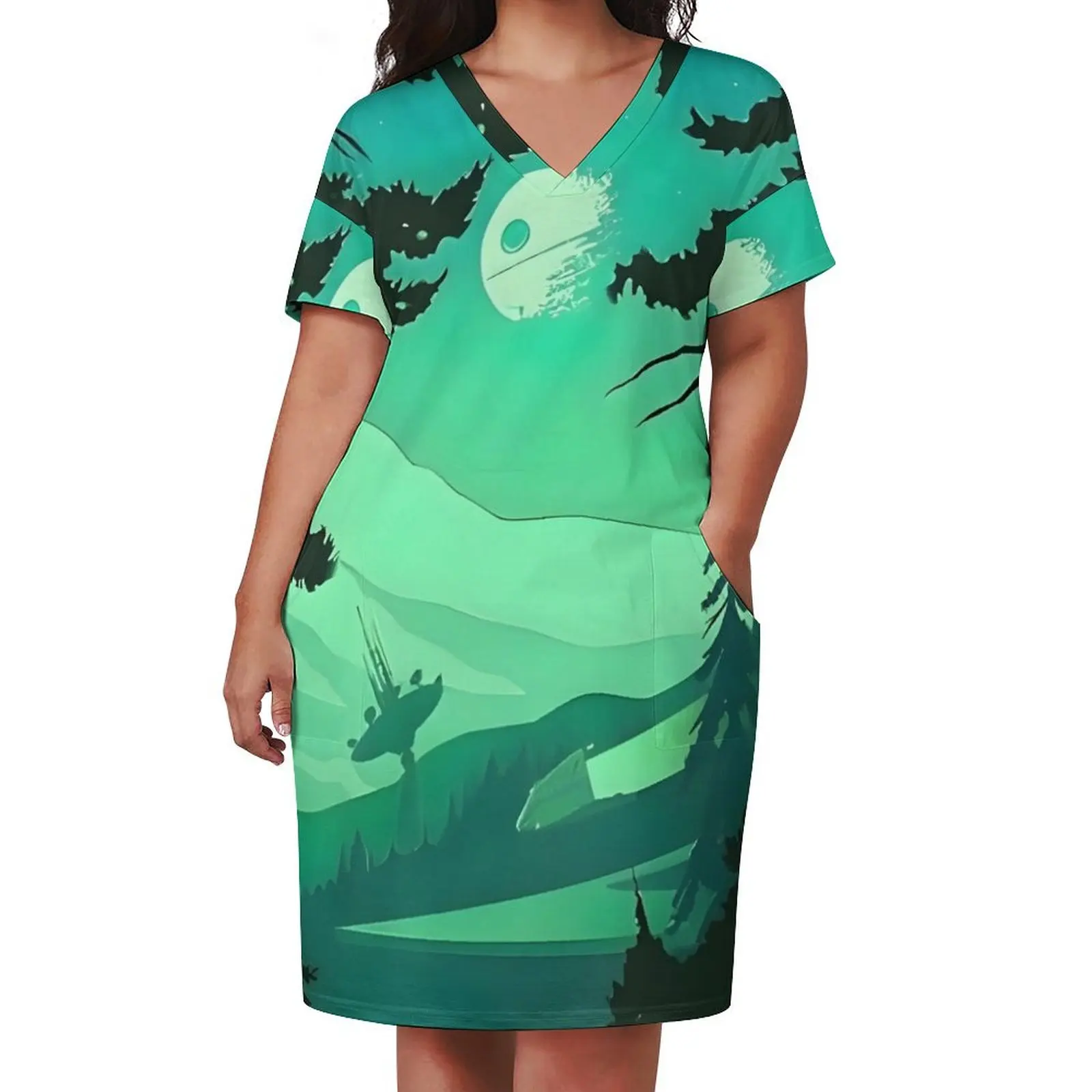 Visit Endor Loose Pocket Dress Female clothing clothes for women