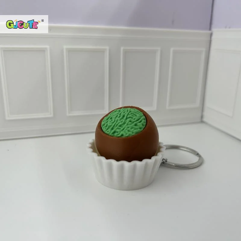 1Pcs Push Stress Relief Sensory Toys 3D Simulated Chocolate Keyboard Keychain Fidget Toys For Kids Adults