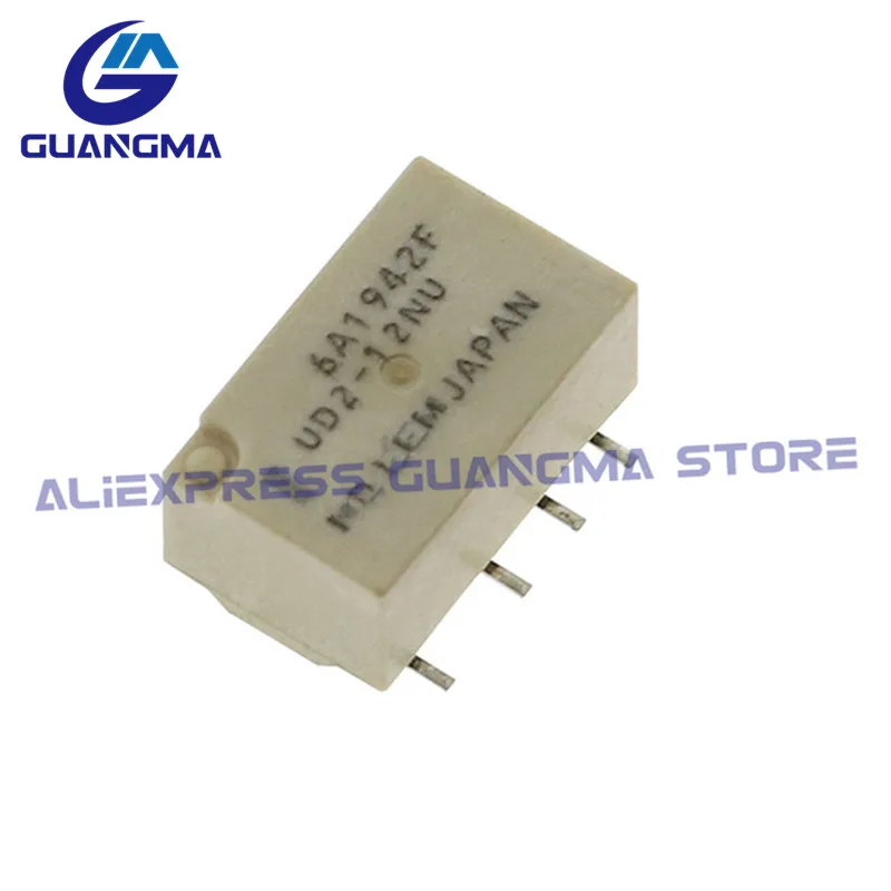 100PCS 100% NEW original UD2-3NU UD2-4.5NU UD2 5NU UD2 12NU Signal Relay UD2 DC3V DC4.5V DC5V DC12V 1A 8Pin SMD