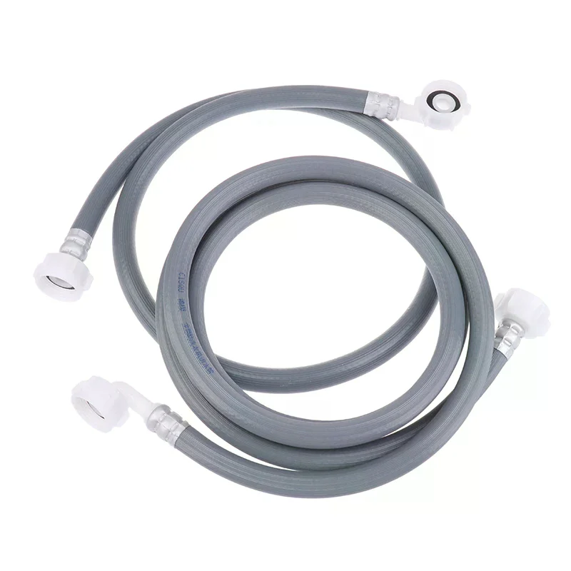 1Pc Washing Machine Dishwasher Inlet Pipe Water Feed Fill Hose With 90 Degree Bend Water Inlet Connection Replacement Water Pipe