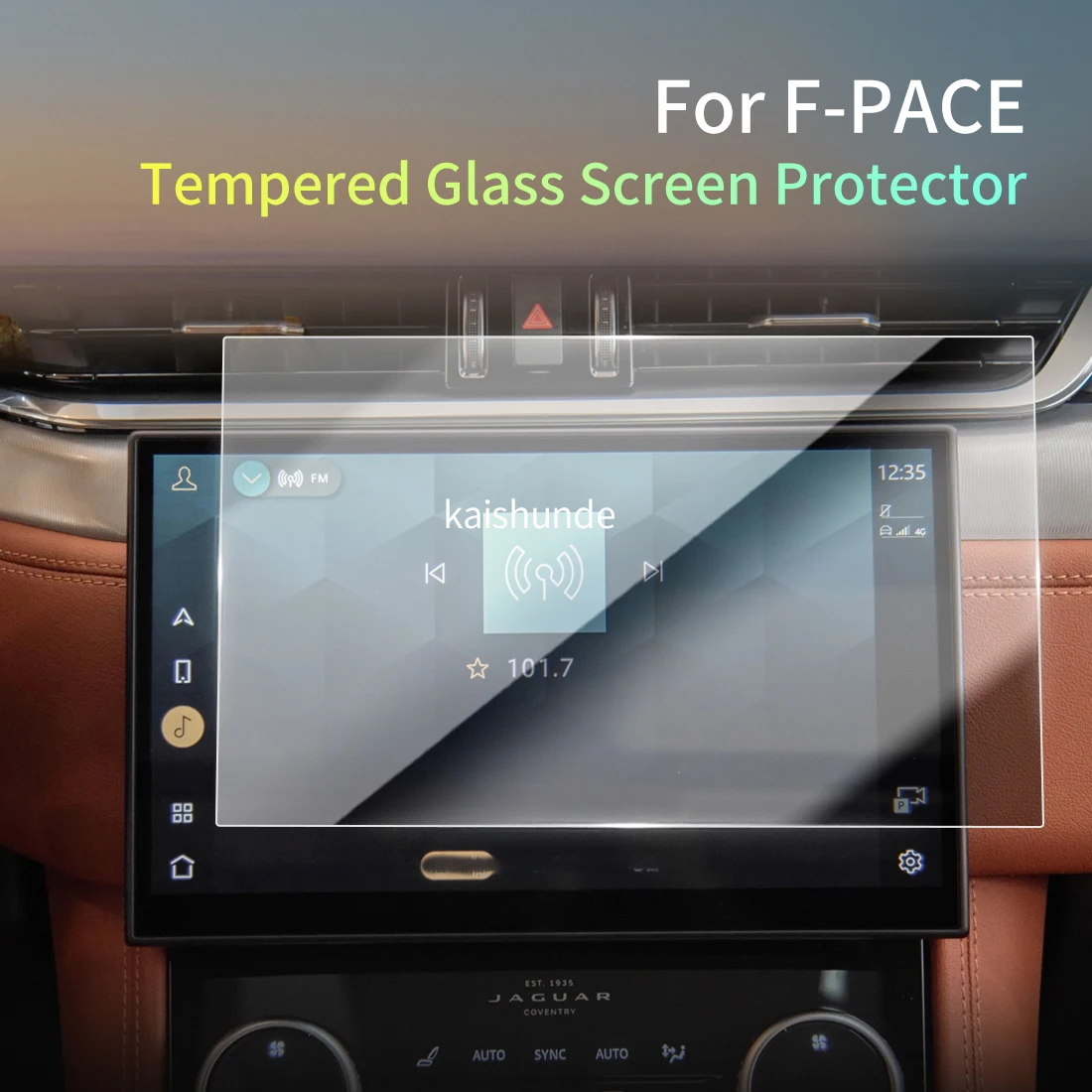 

Car Stickers Meters Protector For 26 JAGUAR F-PACE Tempered Glass Protective Film Display Navigation Vehicle