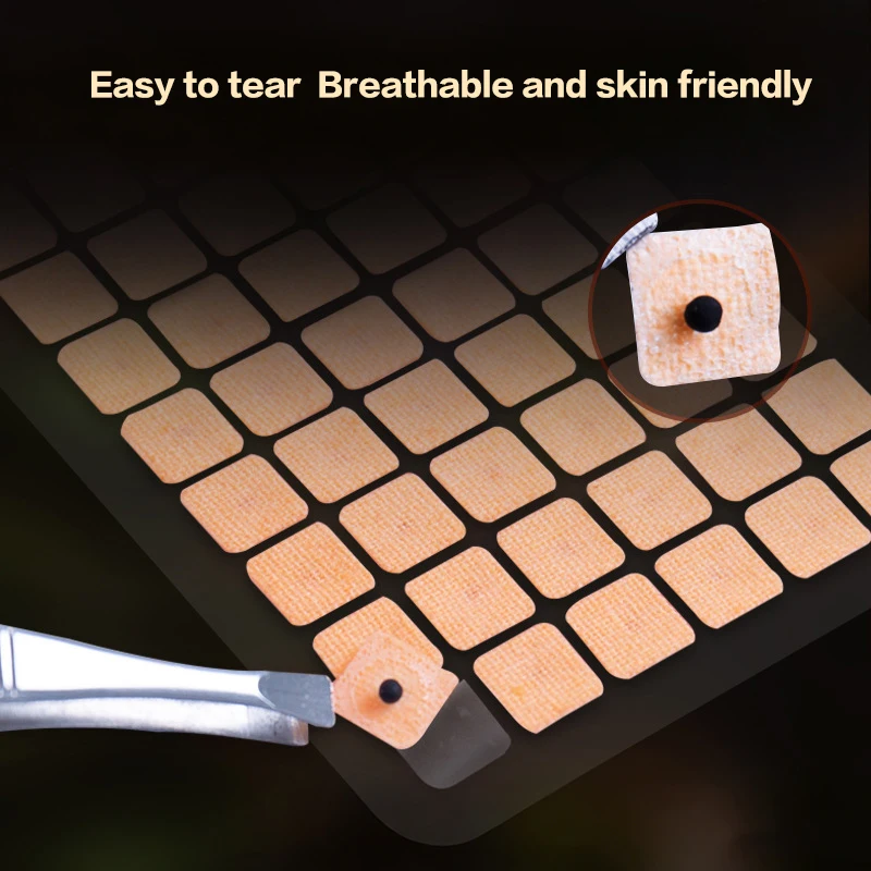 「600Pcs/Bag Ear Care Ear Acupuncture Massage Therapy Needle Patch Seeds Sticker Auriculotherapy Vaccaria 1/2/3/4 Capsules」