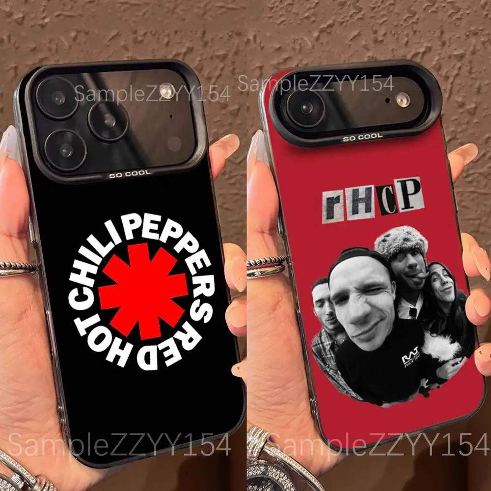 

Red Hot Chili Peppers Phone Case For iPhone 17,16,15,14,13,12,X,8,Pro,Max,Plus,E,SE4,Air,Mini Black IMD Matte