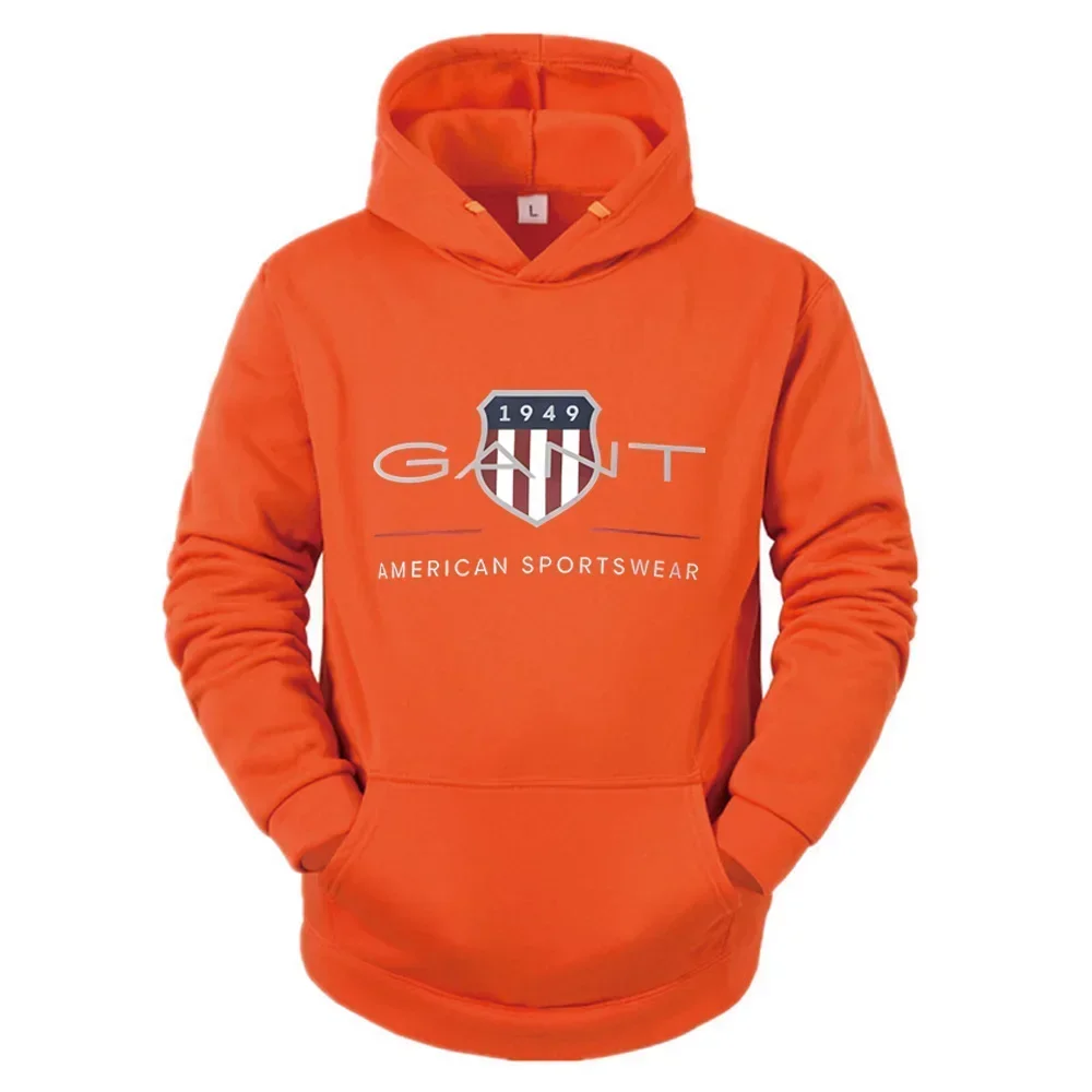 2025 بلون الرجال هوديي الدافئة الرجال البلوز موضة الشارع الرجال عادية فضفاض كول Sa 1949 بلوفر مطبوع العلامة التجارية هوديي #6