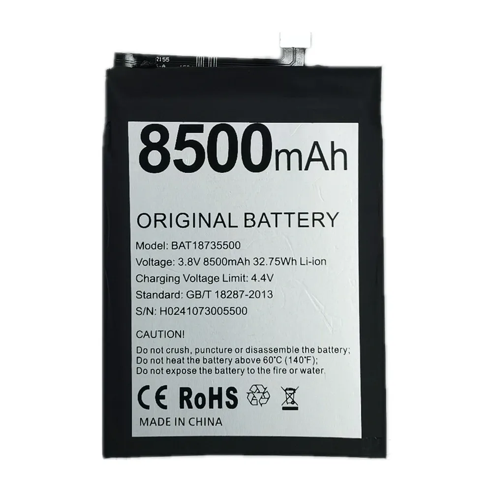 Oryginalna bateria o dużej pojemności do telefonu Doogee S98 Pro S99 BAT21ZN1356000 S97 Pro BAT21ZN1318500 + darmowe narzędzia — zdjęcie produktu 2