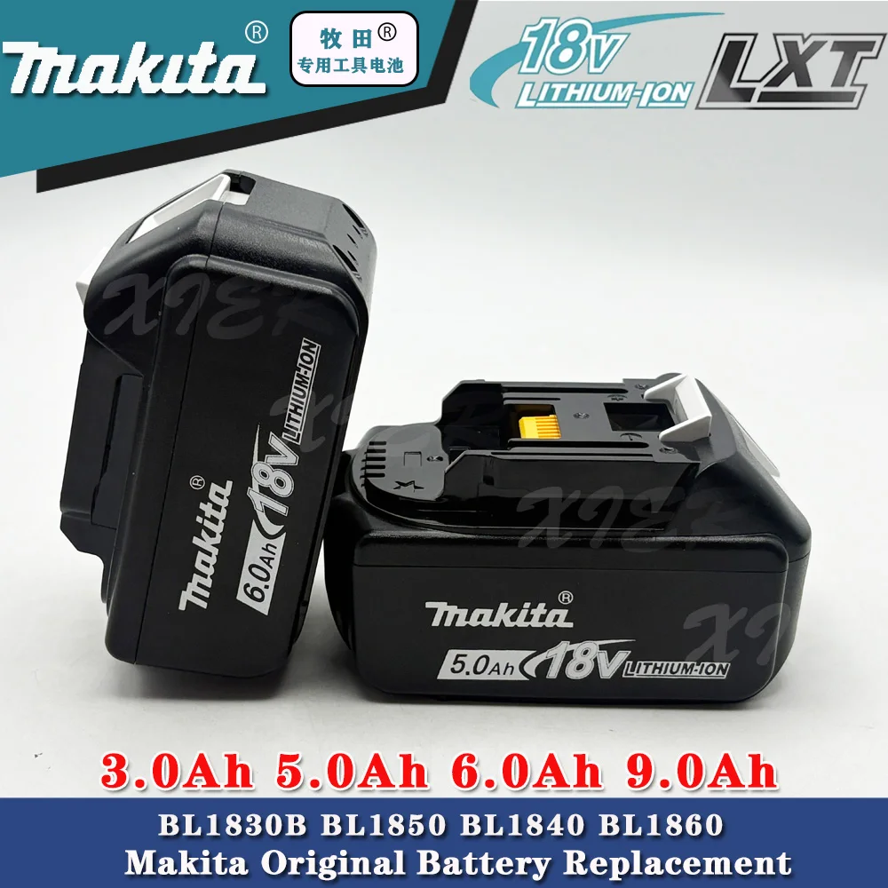 

Makita 100% original 18V Makita 6000mAh lithium-ion rechargeable power tool 18V replacement battery BL1860 BL1830 BL1850 BL1860B