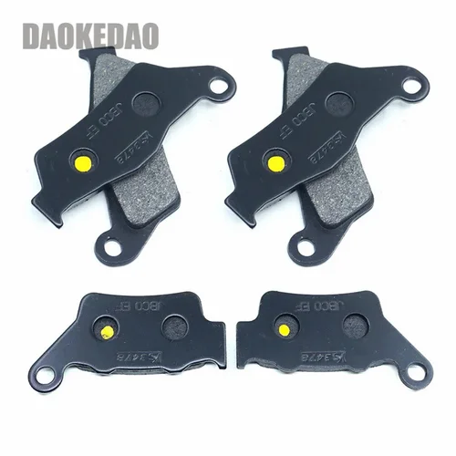 Imagen 2 del producto Para Yamaha XTZ690 XTZ 690 Tenere 700 2019 2020 2021 2022 2023 2024 Kit de pastillas de freno delanteras y traseras conjunto de piezas de motocicleta