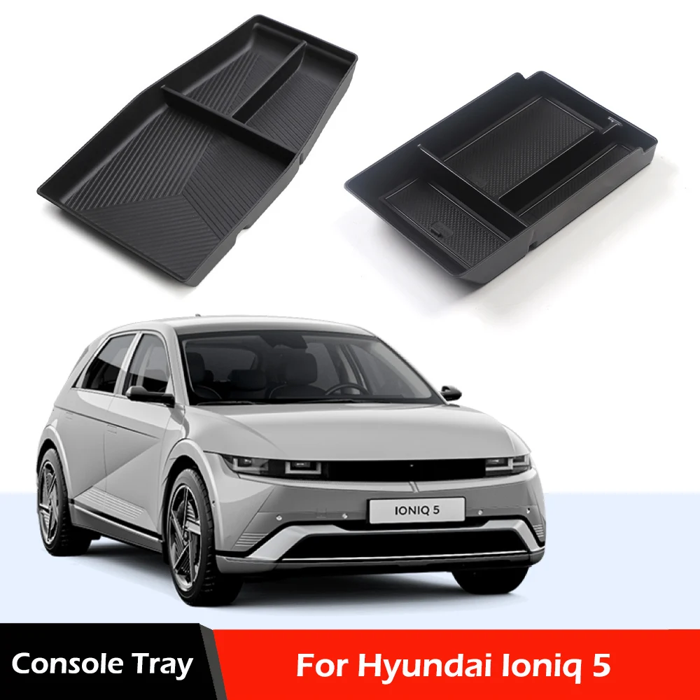 

Center Console Organizer for Hyundai Ioniq 5 2025 2026 Center Console Storage Box Upper Lower Console Tray Accessories
