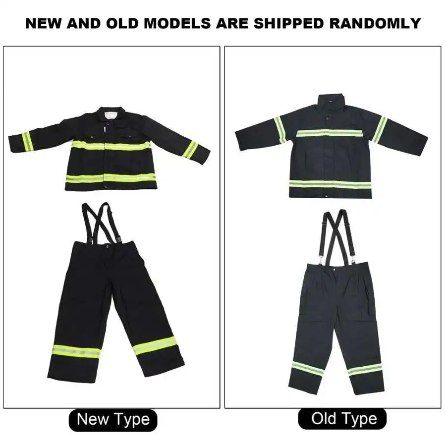 Fire Equipment Flame Retardant Fireproof Heatproof Firemen Protective Clothing Reflective Coat Trousers Fire Resistant Clothes