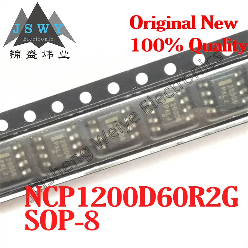 

(10/40 pieces) NCP1200D60R2G NCP1200D60 200D60 SOP-8/current type PWM controller chip/original spot delivery fast