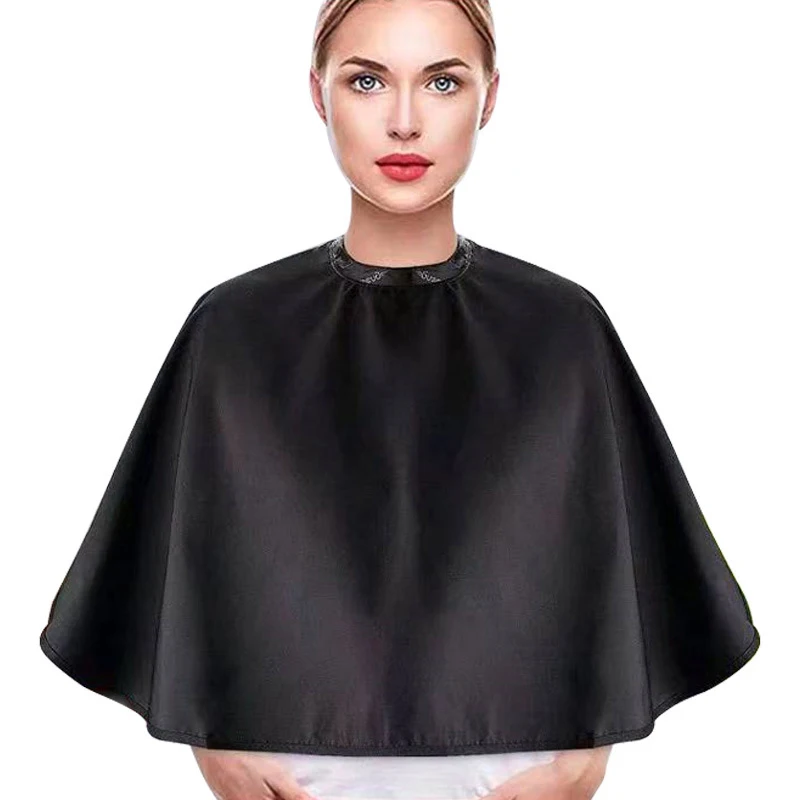 

Black Waterproof Hair Cutting Cape Pro Salon Hairdressing Hairdresser Cloth Gown Barber Hairdresser Apron Haircut Capes