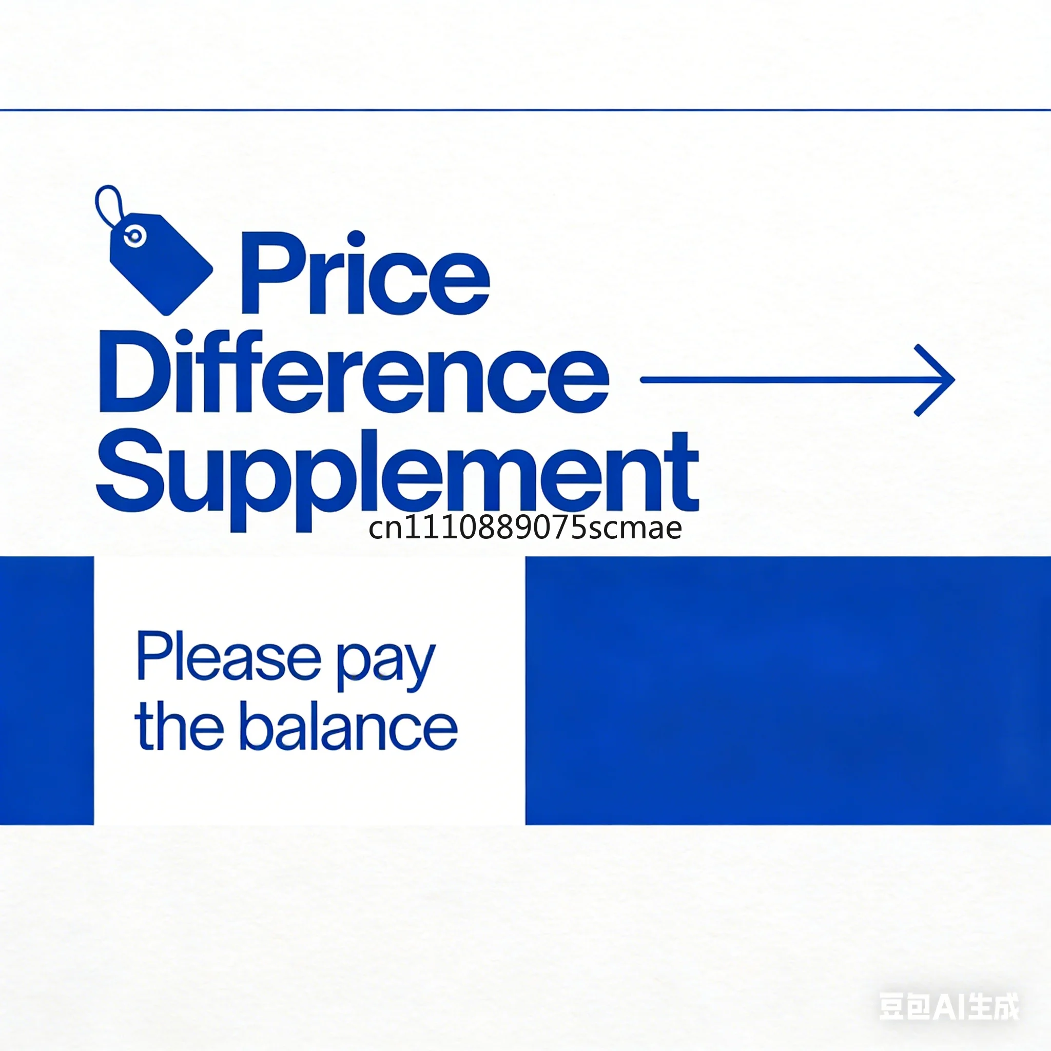 Order Balance Top-up, Shipping Fee Supplement Accessories Replacement Payment