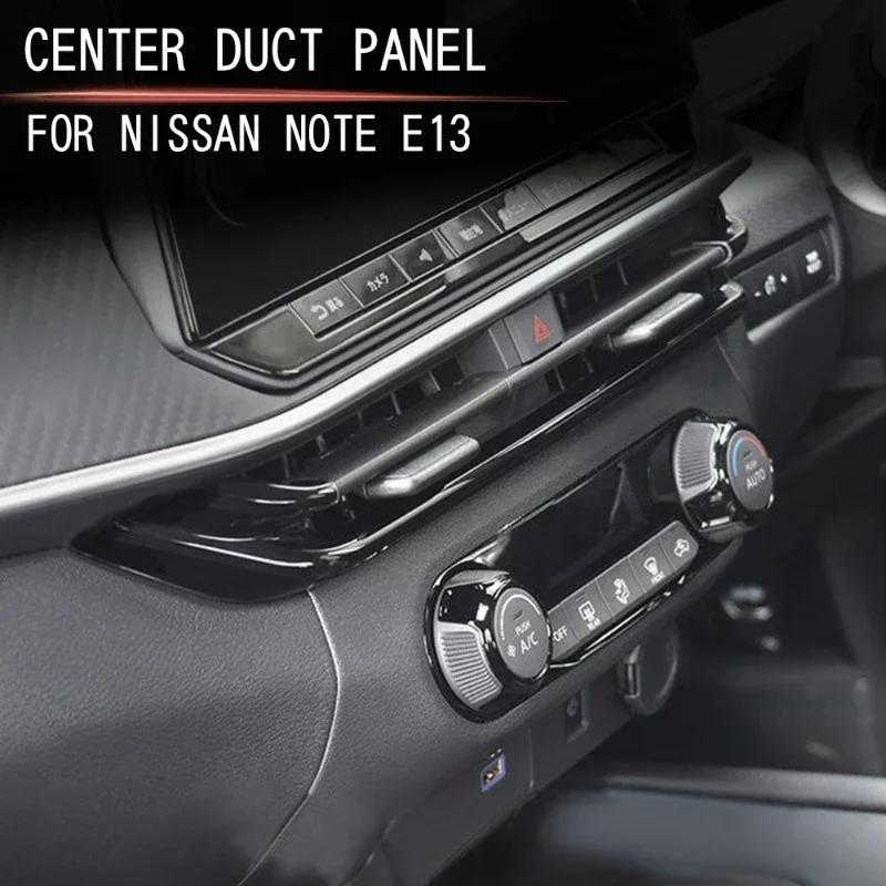 Dashboard Air Outlet Frame Cover Air Conditioner Vent Cover Trim for Nissan E13 AURA Interior Accessories for Right Hand Drive