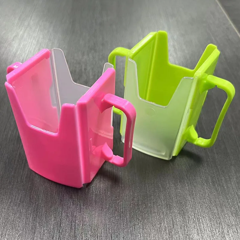 Children's Spill Proof and Spill Proof Beverage Box Baby Learning Cup Milk Beverage Box Anti Squeezing Cup Holder