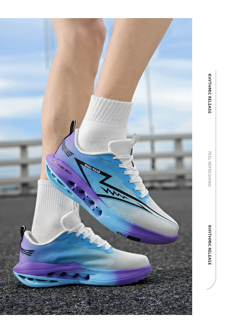 Marathon-Laufschuhe für Herren, spezielle Sneaker, Damen-Outdoor-Jogging-Sportschuhe, trendige, atmungsaktive und leichte Sportschuhe für Damen. – Detail 3