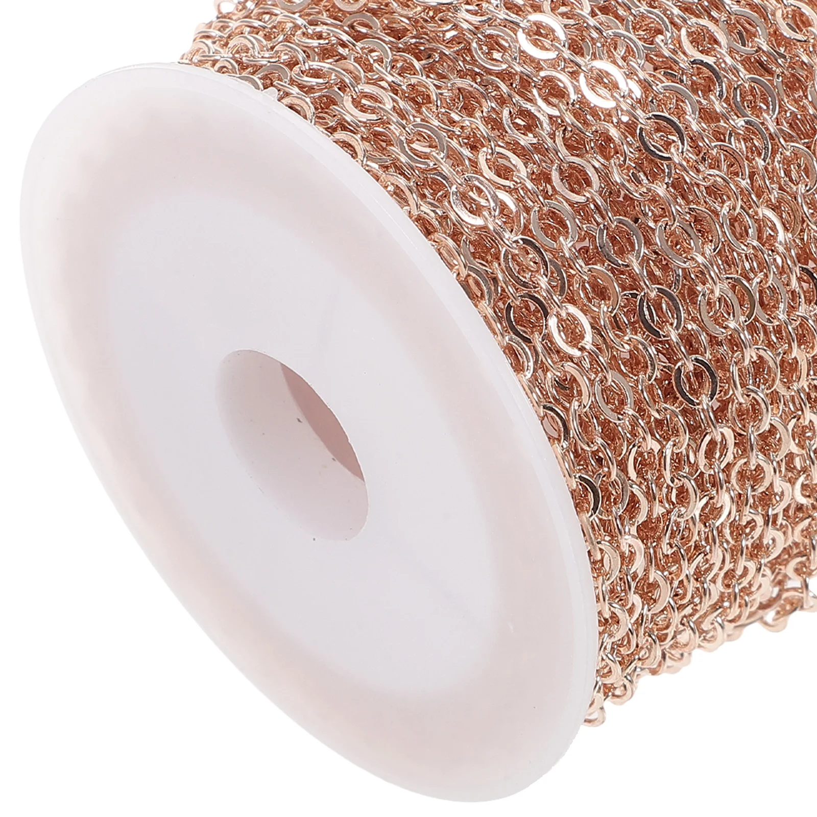 

1 Roll Copper Cross Chain DIY Pendant Hanging Chain for Necklace Bracelet Bag Craft Accessory DIY Pendant Lanyard