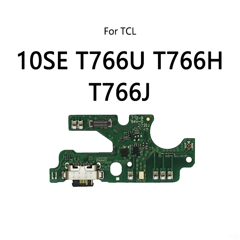 Złącze gniazda ładowania USB Elastyczny kabel do TCL 10 Pro Plus T799H 5G T790S 10SE T766H Lite T770H T782 Moduł płytki ładującej — zdjęcie 4