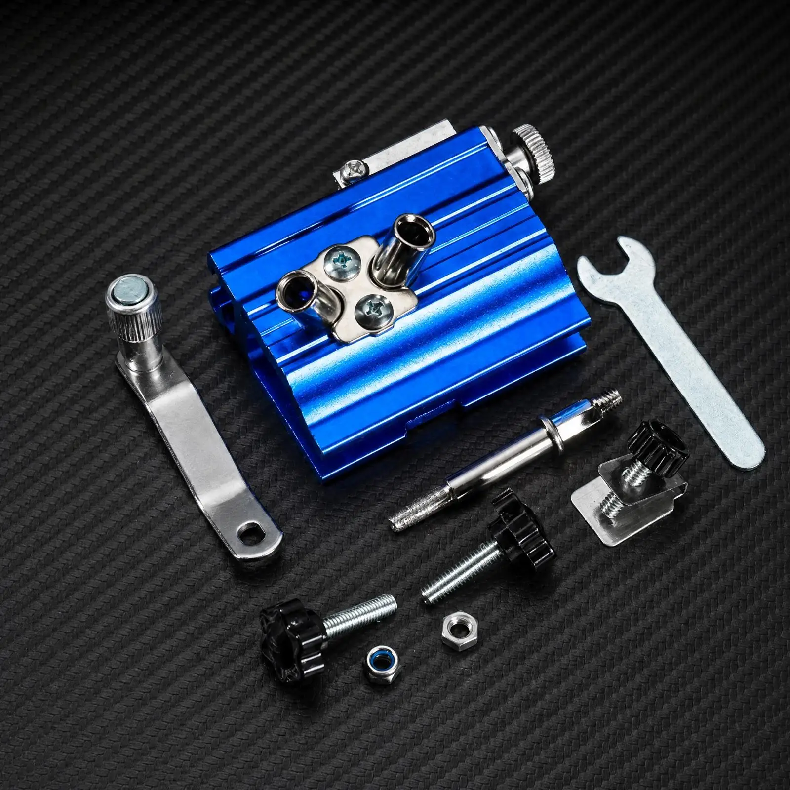 Portable Manual Chain Sharpener Tool Aluminum Alloy Body Cordless File Device with Wrench for Tension Setup and Outdoor Project