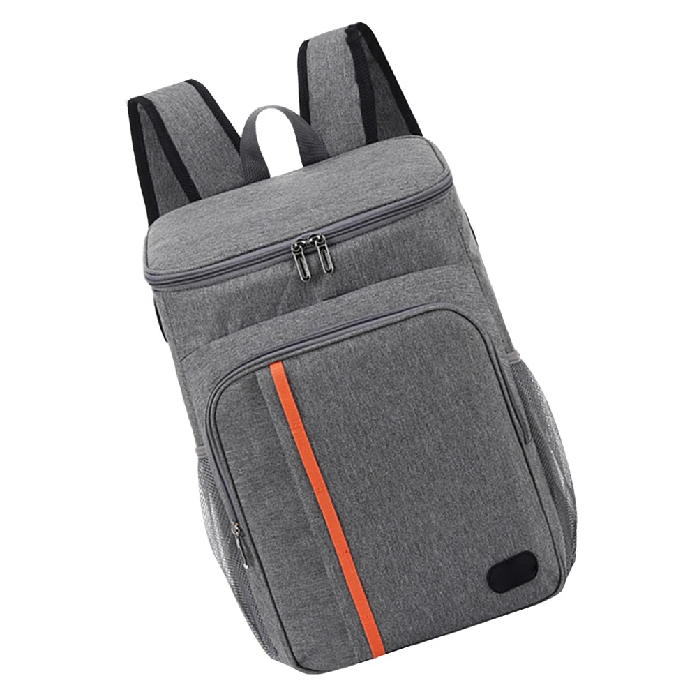 

Insulated and Waterproof Backpack Cooler Bag for Drinks Large Lunch Aldult Insulation Grey Grocery Work