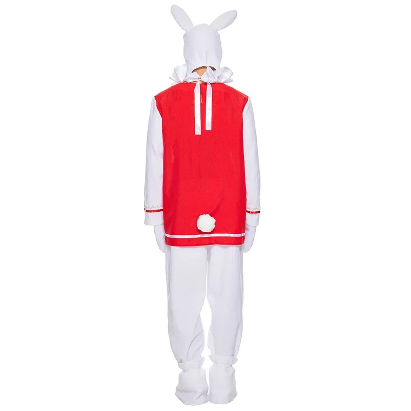 Eraspooky-Costume de lapin blanc Alice au pays des merveilles, tenue adulte, Halloween, carnaval, fête de Noël, robe de paupières, M., 2024