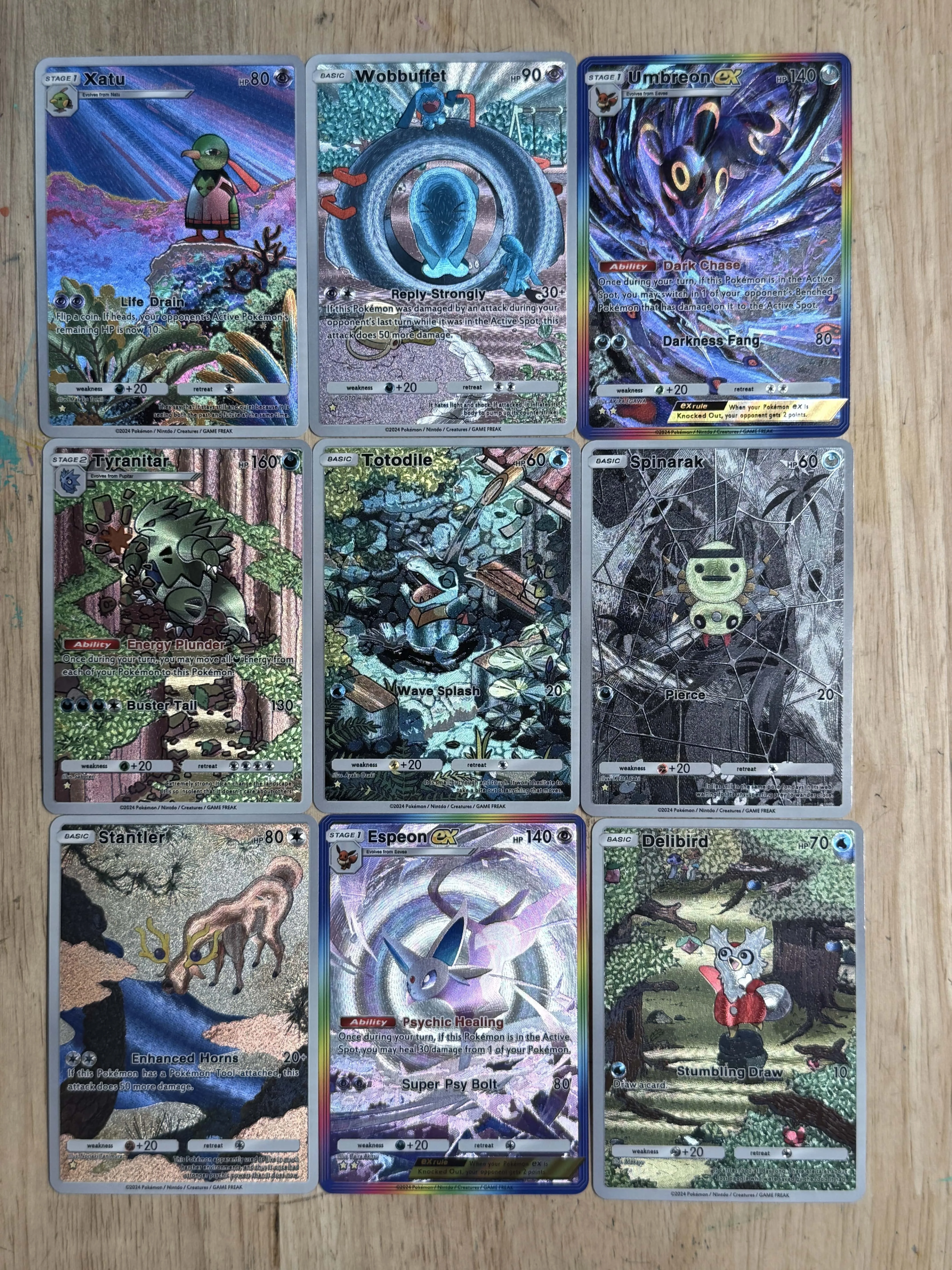 Diy 9pcs/set Pokemon ptcg pocket   Self Control Collect Signature Trading Flash Card Anime Cartoon Gift Gilded Signature 63*88mm