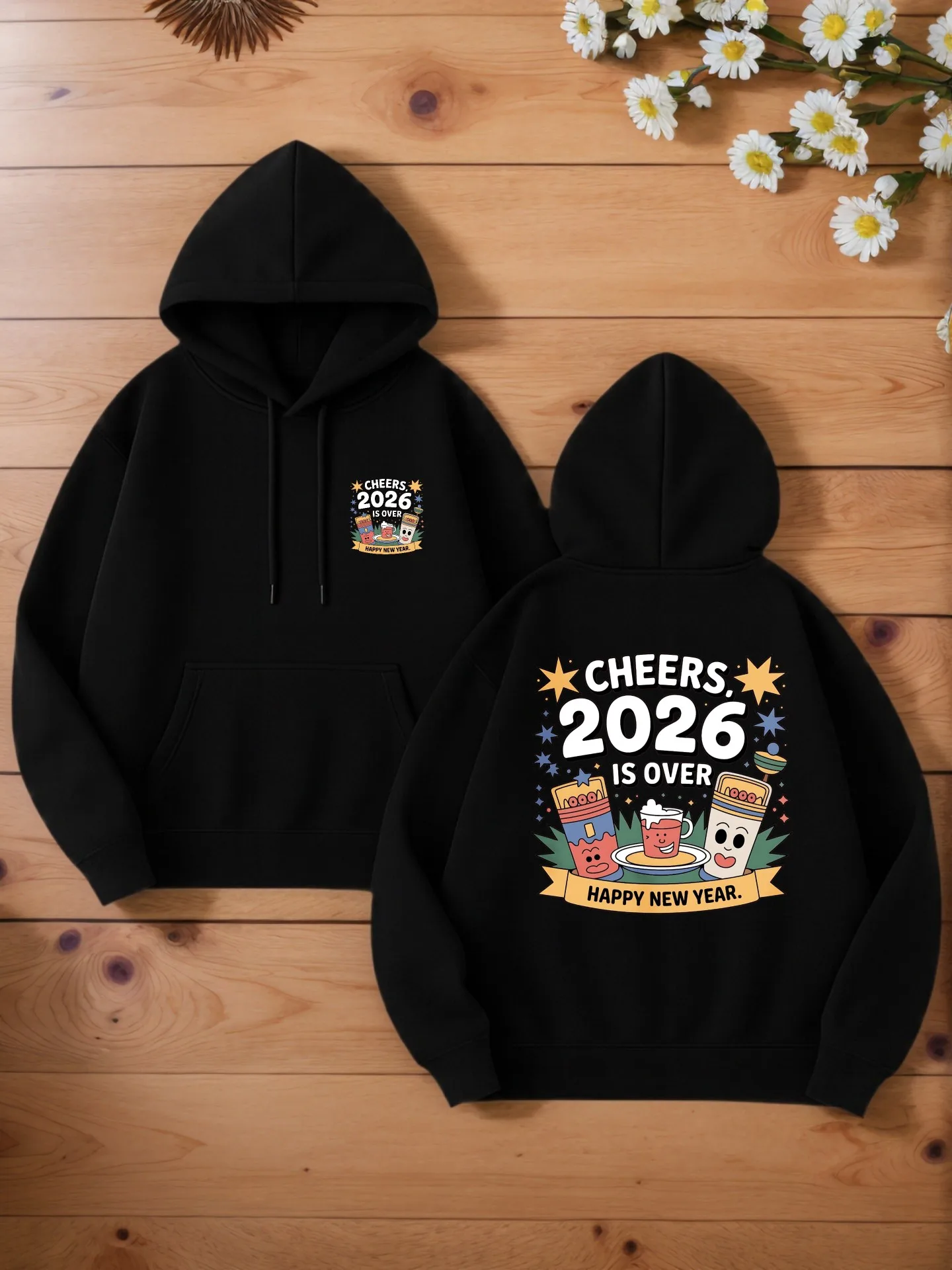 

Мужская толстовка с графическим рисунком, пуловер с мультяшным принтом, на флисовой подкладке, повседневный стиль, для молодых мужчин, для повседневной носки