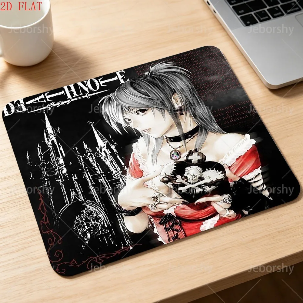 Death Note Misa Amane Gaming Mouse Pad Anti-slip Lock Edge Desk Mat for PC Laptop Gamer