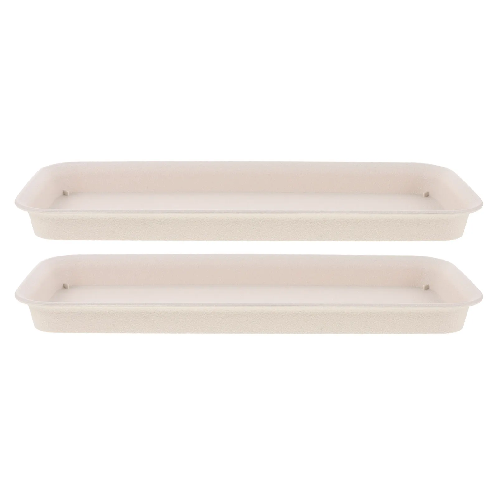 2Pcs Flowerpot Tray Plastic Plant Drainage Saucer Tray Leakproof Base Water Catcher for Potted Plants Plant Saucer